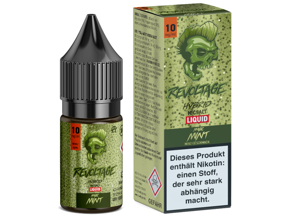 Revoltage - Tobacco Gold - Hybrid Nikotinsalz Liquid - Magic Mint