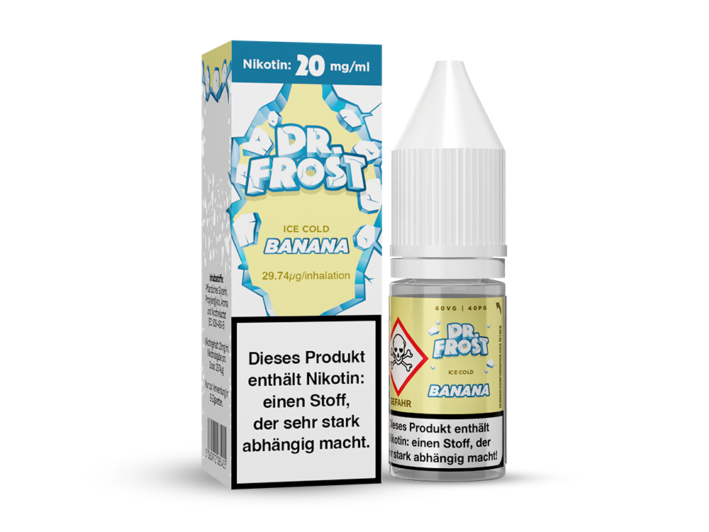 Dr. Frost - Ice Cold - Nikotinsalz Liquid - Banana