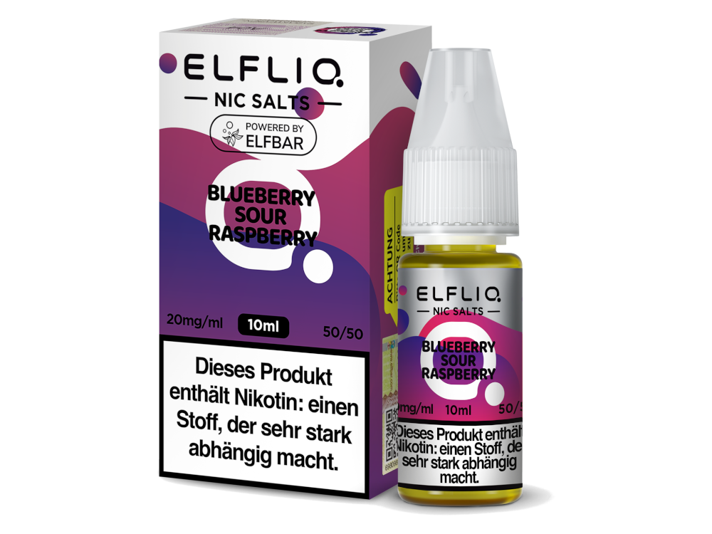 ELFLIQ - Blueberry Sour Raspberry - Nikotinsalz Liquid