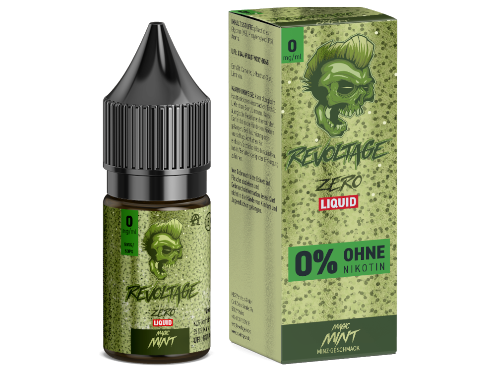 Revoltage - Tobacco Gold - Hybrid Nikotinsalz Liquid - Magic Mint Revoltage - Tobacco Gold - Hybrid Nikotinsalz Liquid - Magic Mint