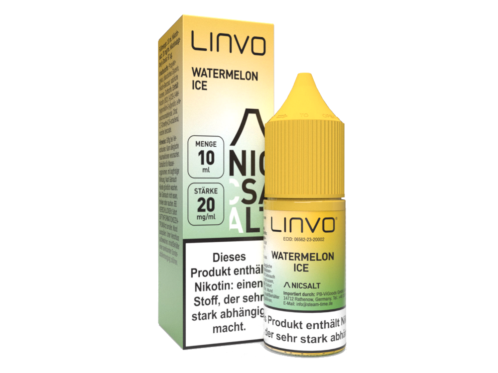 Linvo - Watermelon Ice - Nikotinsalz Liquid 20 mg/ml