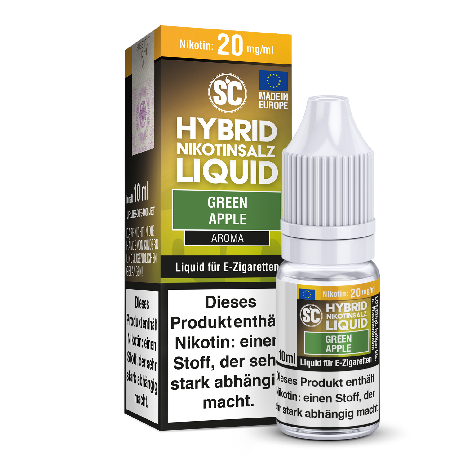 SC - Green Apple - Hybrid Nikotinsalz Liquid 