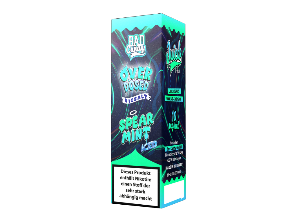 Bad Candy Liquids - Juicd - Nikotinsalz Liquid - Spearmint Bad Candy Liquids - Juicd - Nikotinsalz Liquid - Spearmint