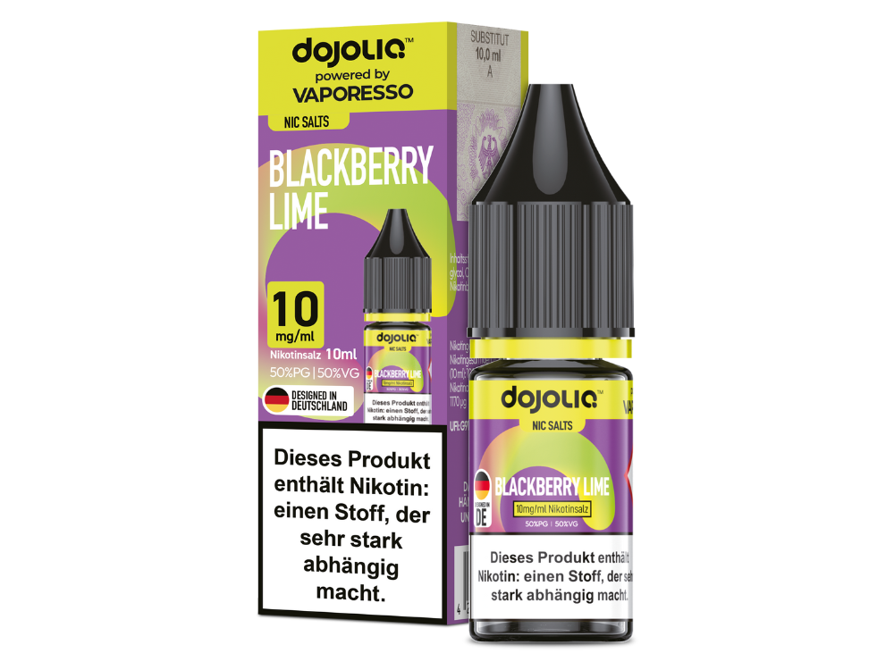 Dojoliq - Nikotinsalz Liquid - Blackberry Lime Dojoliq - Nikotinsalz Liquid - Blackberry Lime