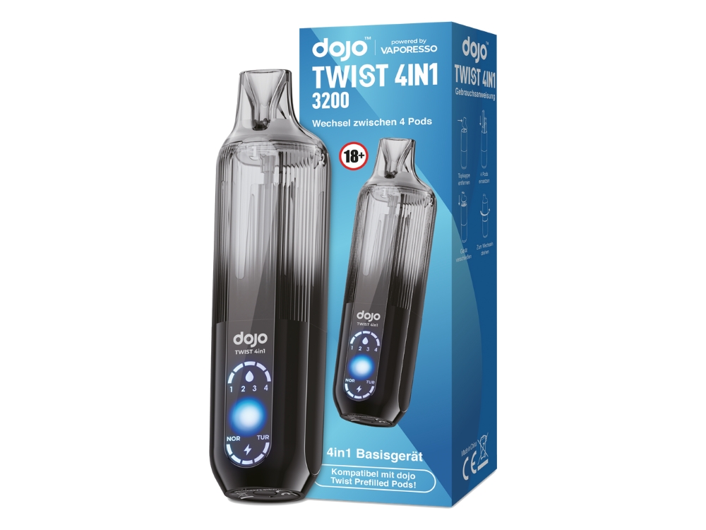 Vaporesso - Dojo - Twist 4in1 Akku 950 mAh (Basisgerät) Vaporesso - Dojo - Twist 4in1 Akku 950 mAh (Basisgerät)