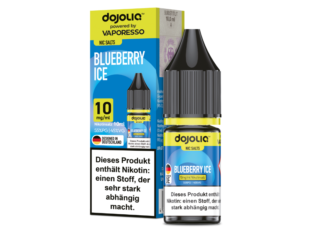 Dojoliq - Nikotinsalz Liquid - Blueberry Ice Dojoliq - Nikotinsalz Liquid - Blueberry Ice