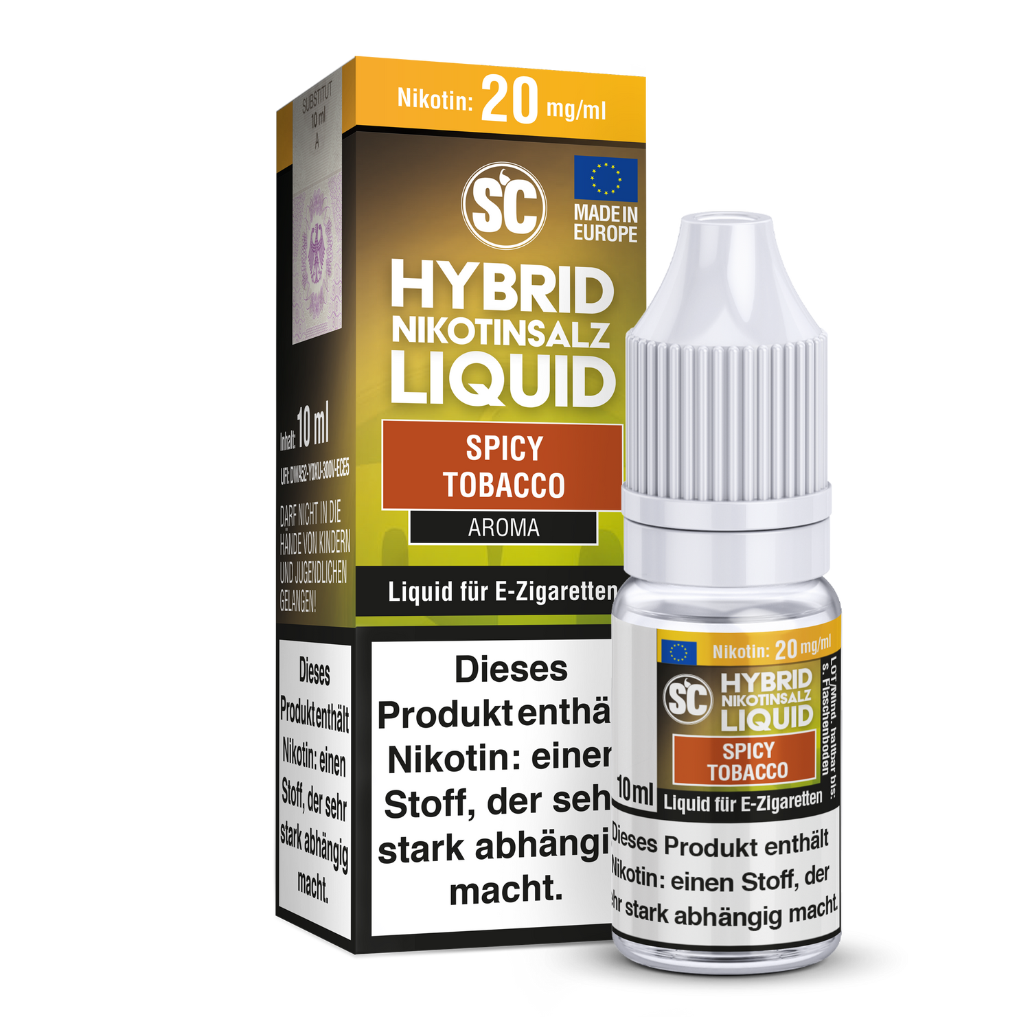 SC - Spicy Tobacco -  Hybrid Nikotinsalz Liquid 