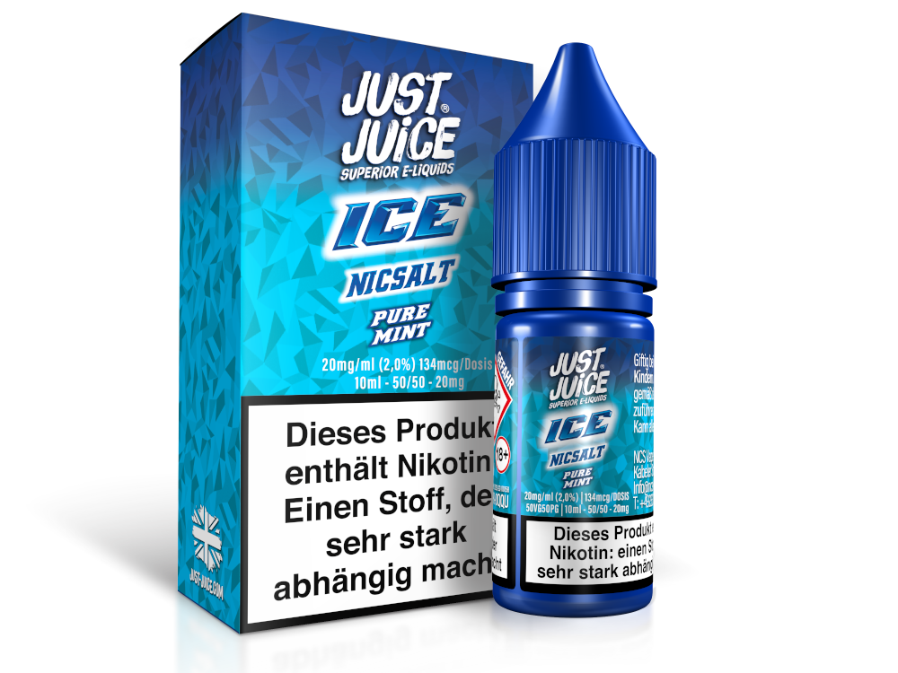 Just Juice - Pure Mint Ice - Nikotinsalz Liquid