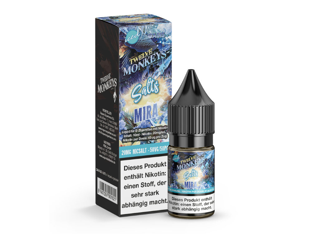 Twelve Monkeys - Iced - Nikotinsalz Liquid - Mira Twelve Monkeys - Iced - Nikotinsalz Liquid - Mira