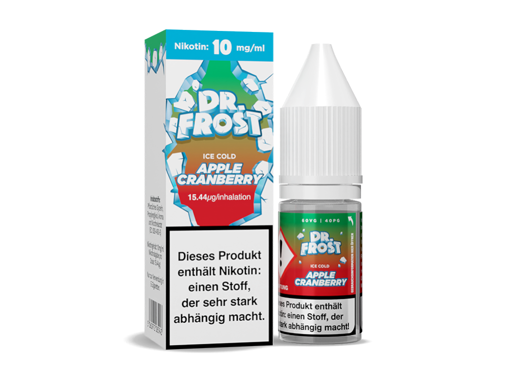 Dr. Frost - Ice Cold - Nikotinsalz Liquid - Apple Cranberry