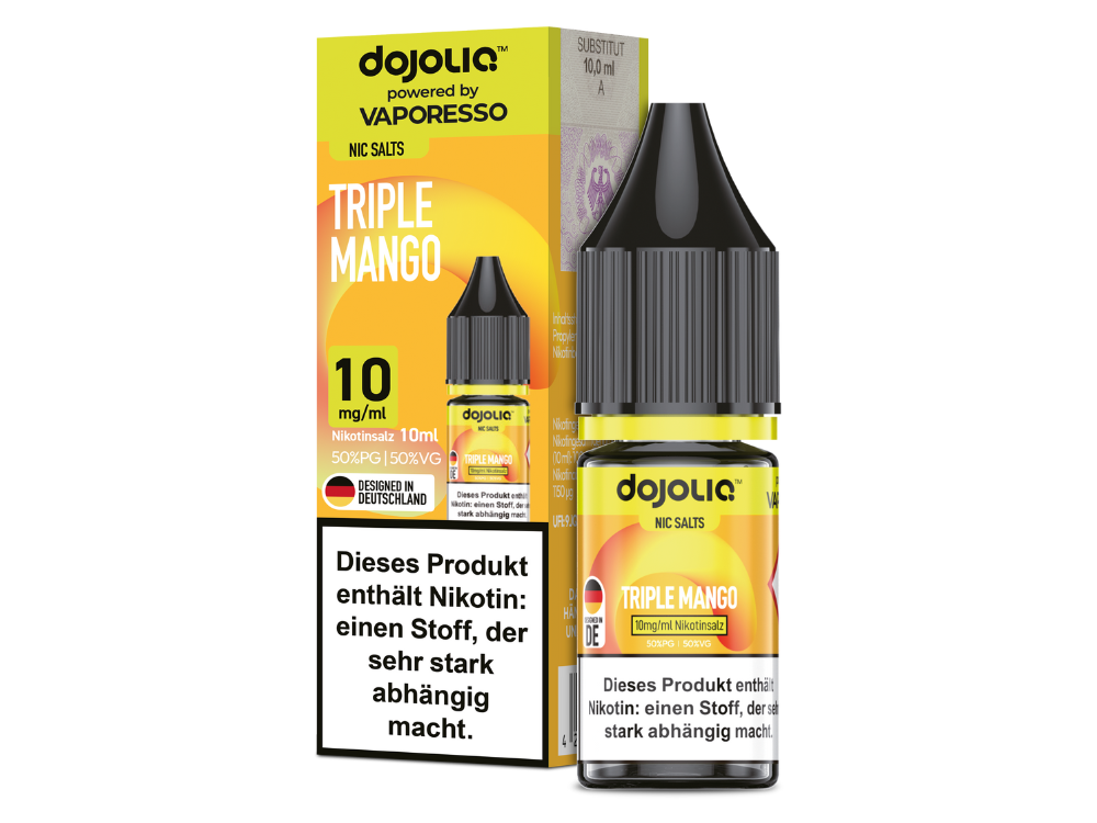 Dojoliq - Nikotinsalz Liquid - Triple Mango Dojoliq - Nikotinsalz Liquid - Triple Mango