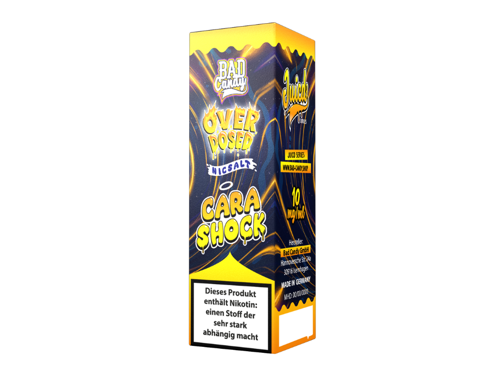 Bad Candy Liquids - Juicd - Nikotinsalz Liquid - Cara Shock Bad Candy Liquids - Juicd - Nikotinsalz Liquid - Cara Shock