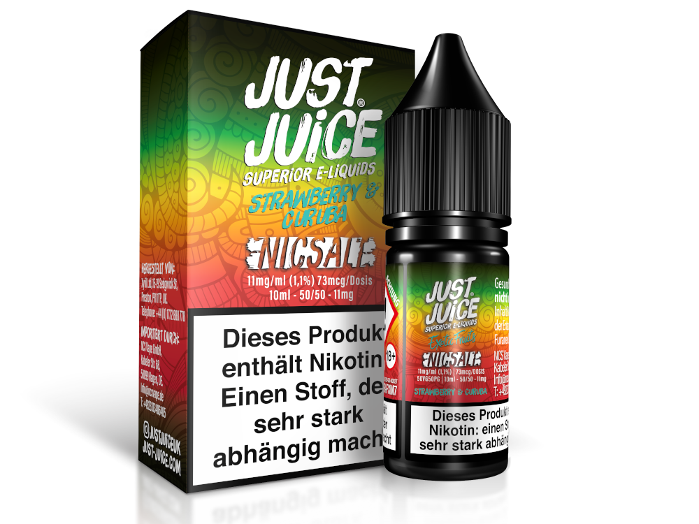 Just Juice - Strawberry & Curuba - Nikotinsalz Liquid