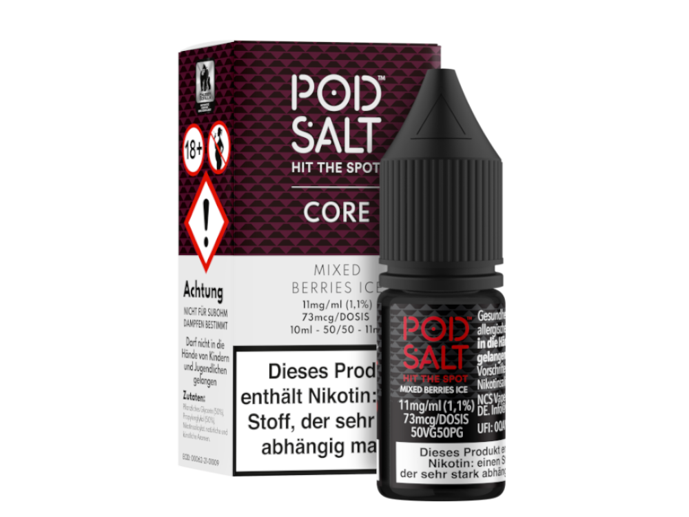 Pod Salt Core - Nikotinsalz Liquid - Mixed Berries Ice Pod Salt Core - Nikotinsalz Liquid - Mixed Berries Ice