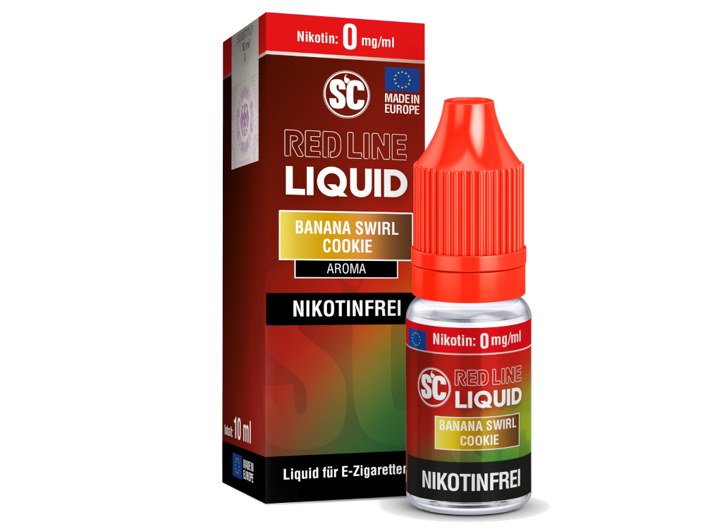 SC - Red Line - Banana Swirl Cookie - Nikotinsalz Liquid