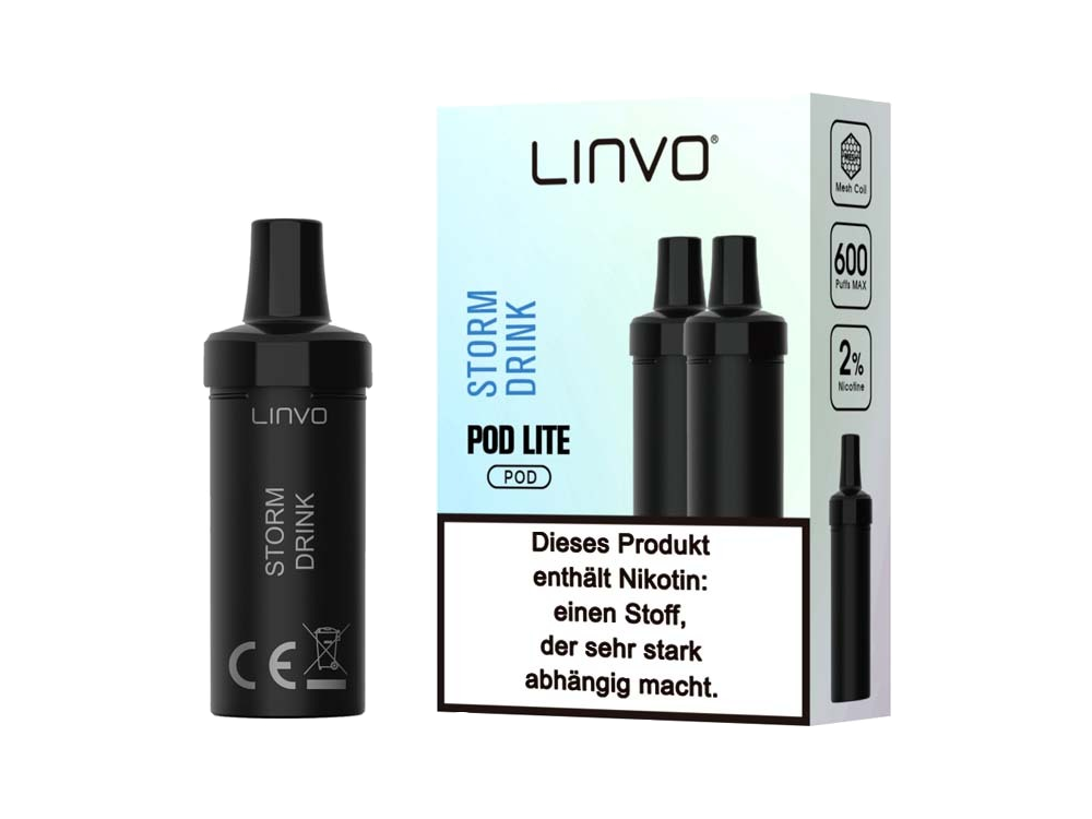 Linvo - Pod Lite Cartridge (2 Stück pro Packung) - Banana Ice Cream