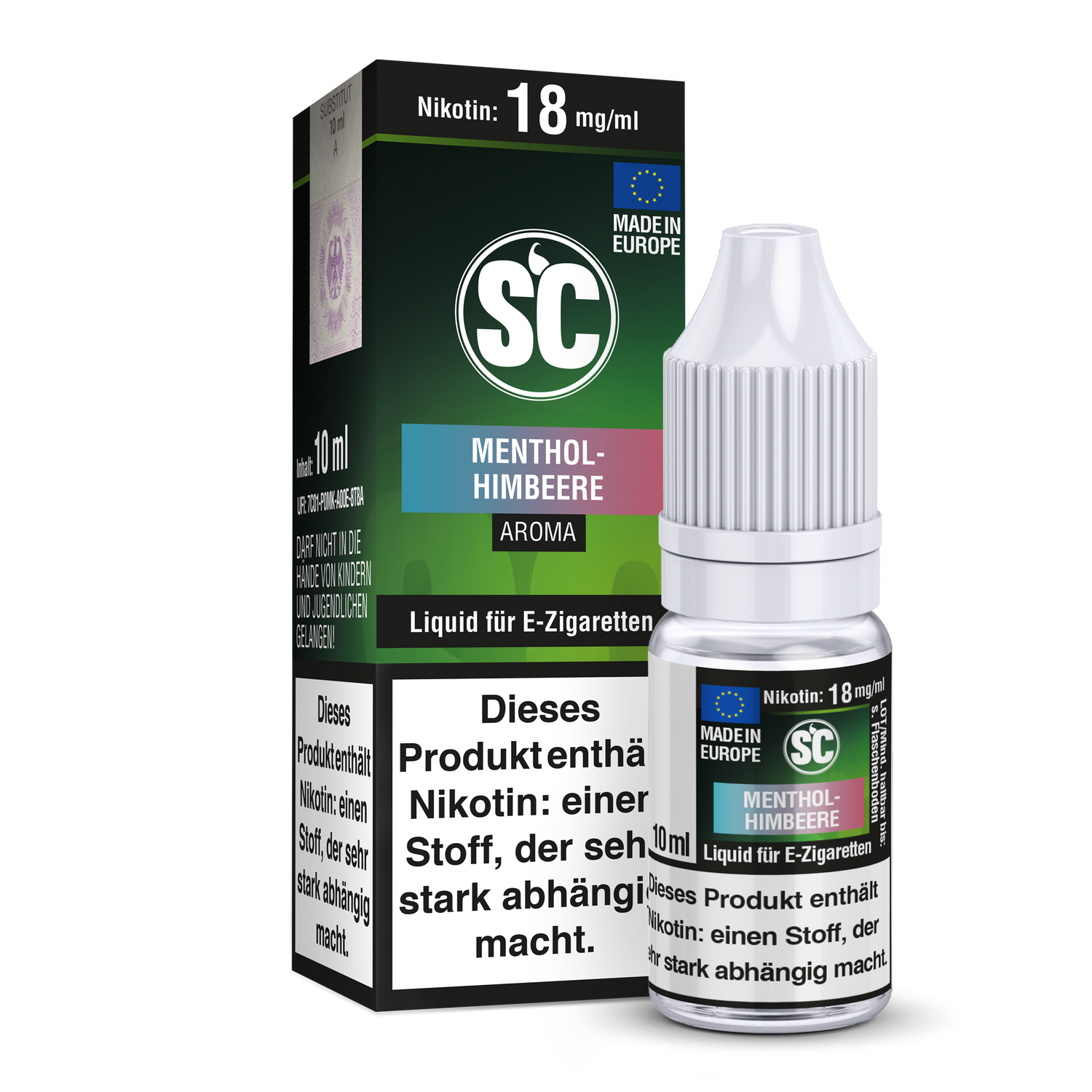 Menthol-Himbeere E-Zigaretten Liquid