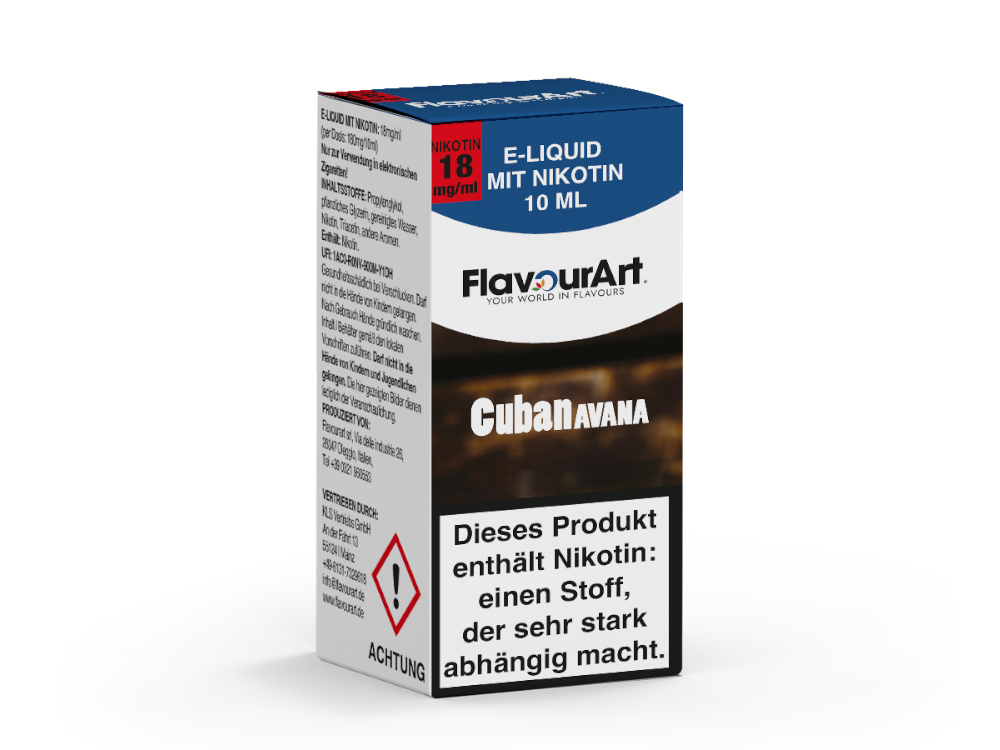 FlavourArt - E-Zigaretten Liquid - Cuban Avana FlavourArt - E-Zigaretten Liquid - Cuban Avana