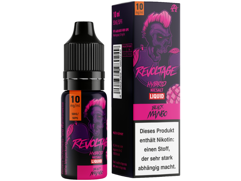 Revoltage - Tobacco Gold - Hybrid Nikotinsalz Liquid - Black Mango