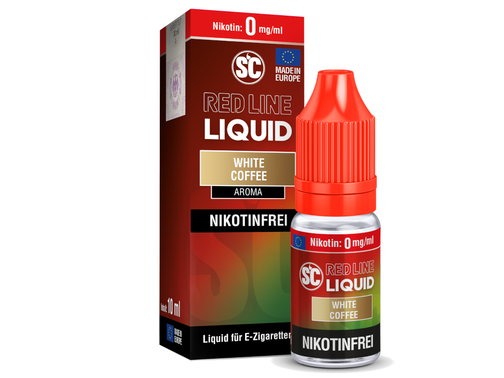 SC - Red Line - White Coffee - Nikotinsalz Liquid