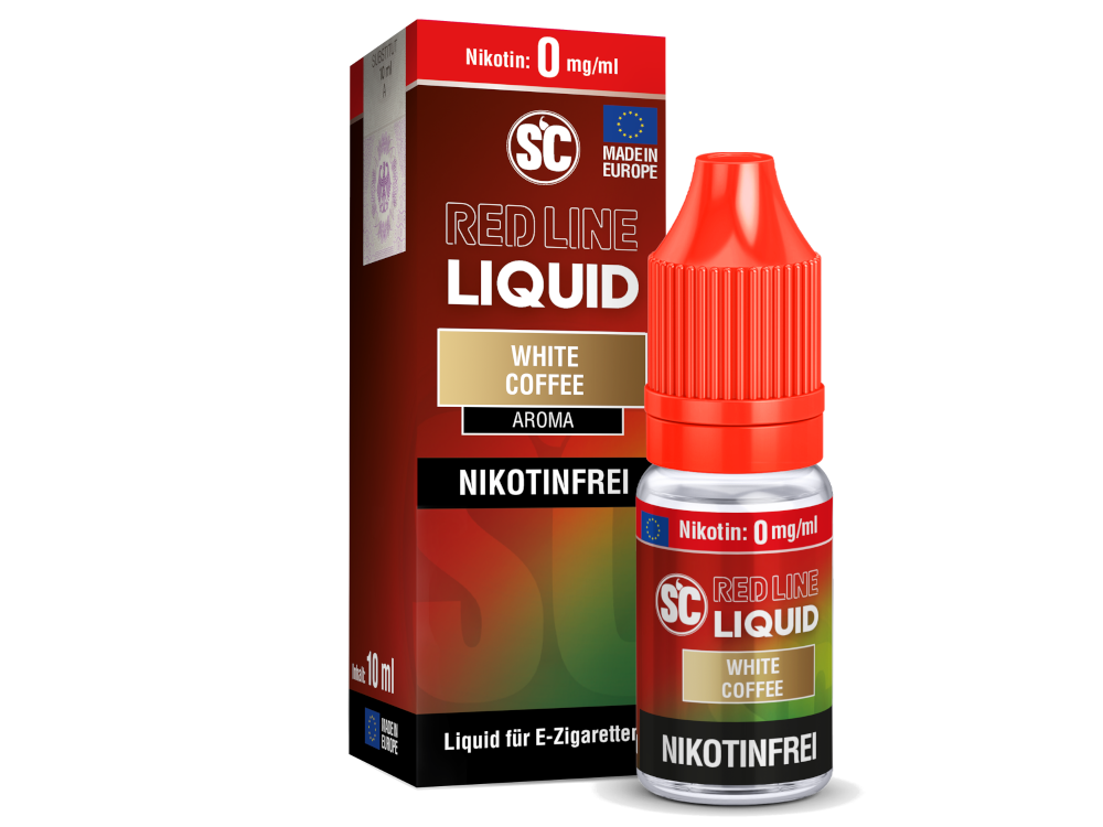 SC - Red Line - White Coffee - Nikotinsalz Liquid SC - Red Line - White Coffee - Nikotinsalz Liquid