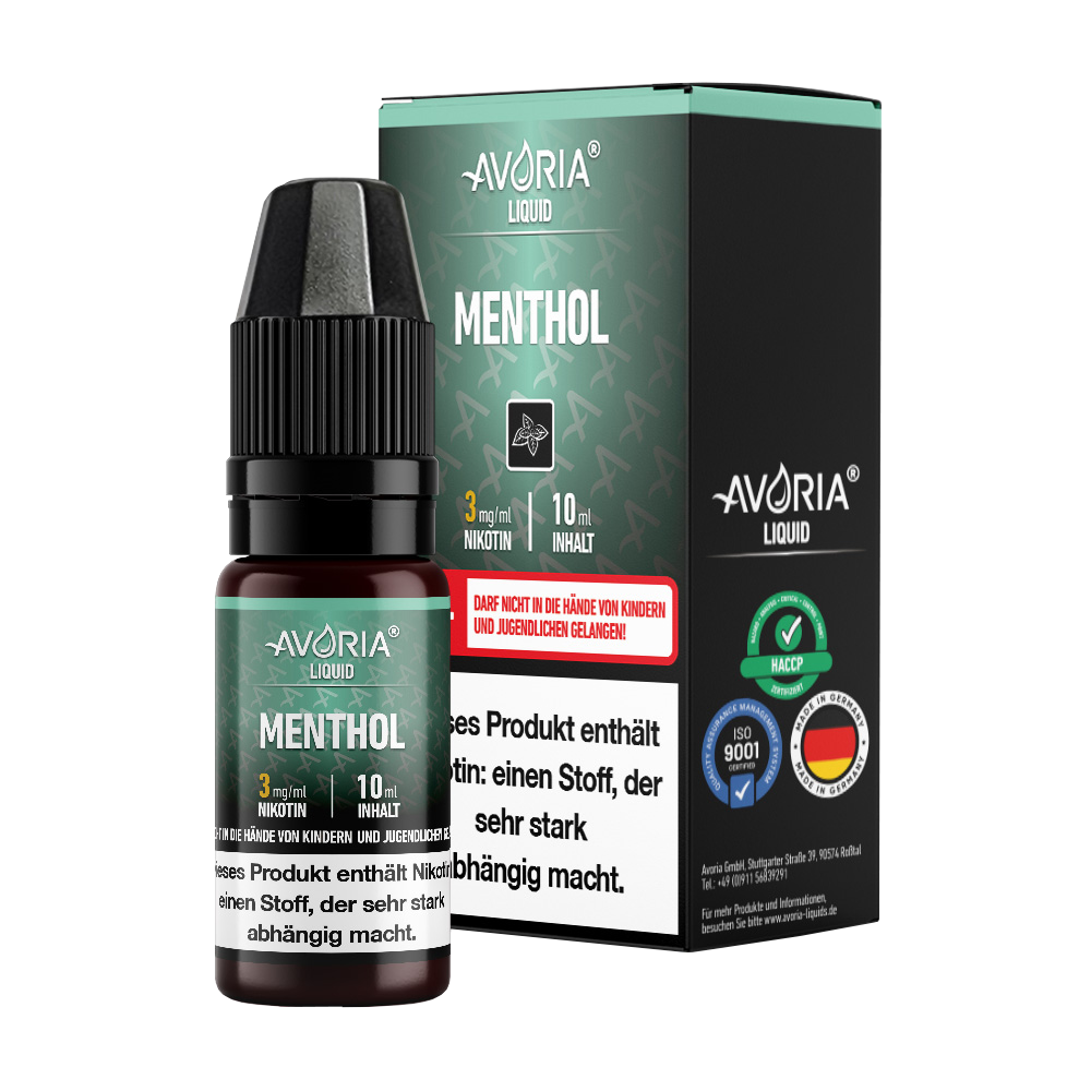 Avoria - Apfel E-Zigaretten Liquid - Menthol