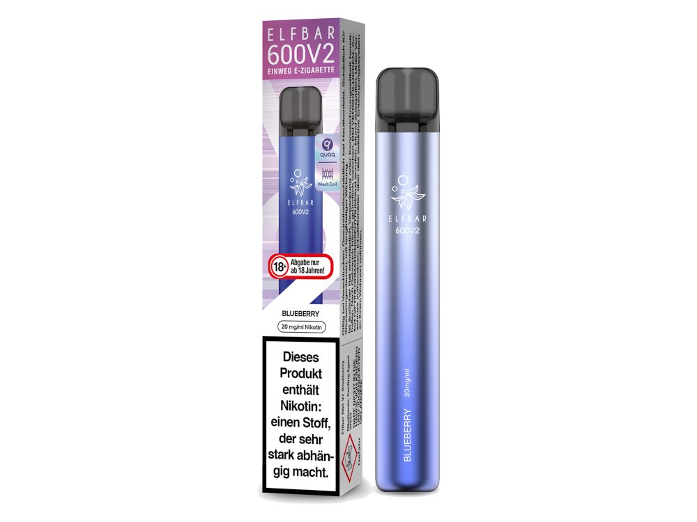 Elfbar 600 V2 Einweg E-Zigarette   20mg/ml Nikotin