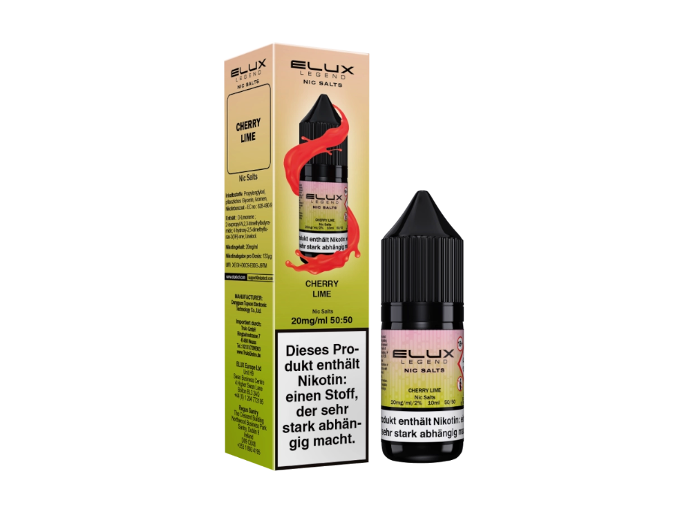 Elux - Nikotinsalz Liquid  - Cherry Lime