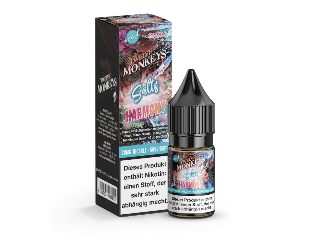 Twelve Monkeys - Iced - Nikotinsalz Liquid - Harmony Twelve Monkeys - Iced - Nikotinsalz Liquid - Harmony