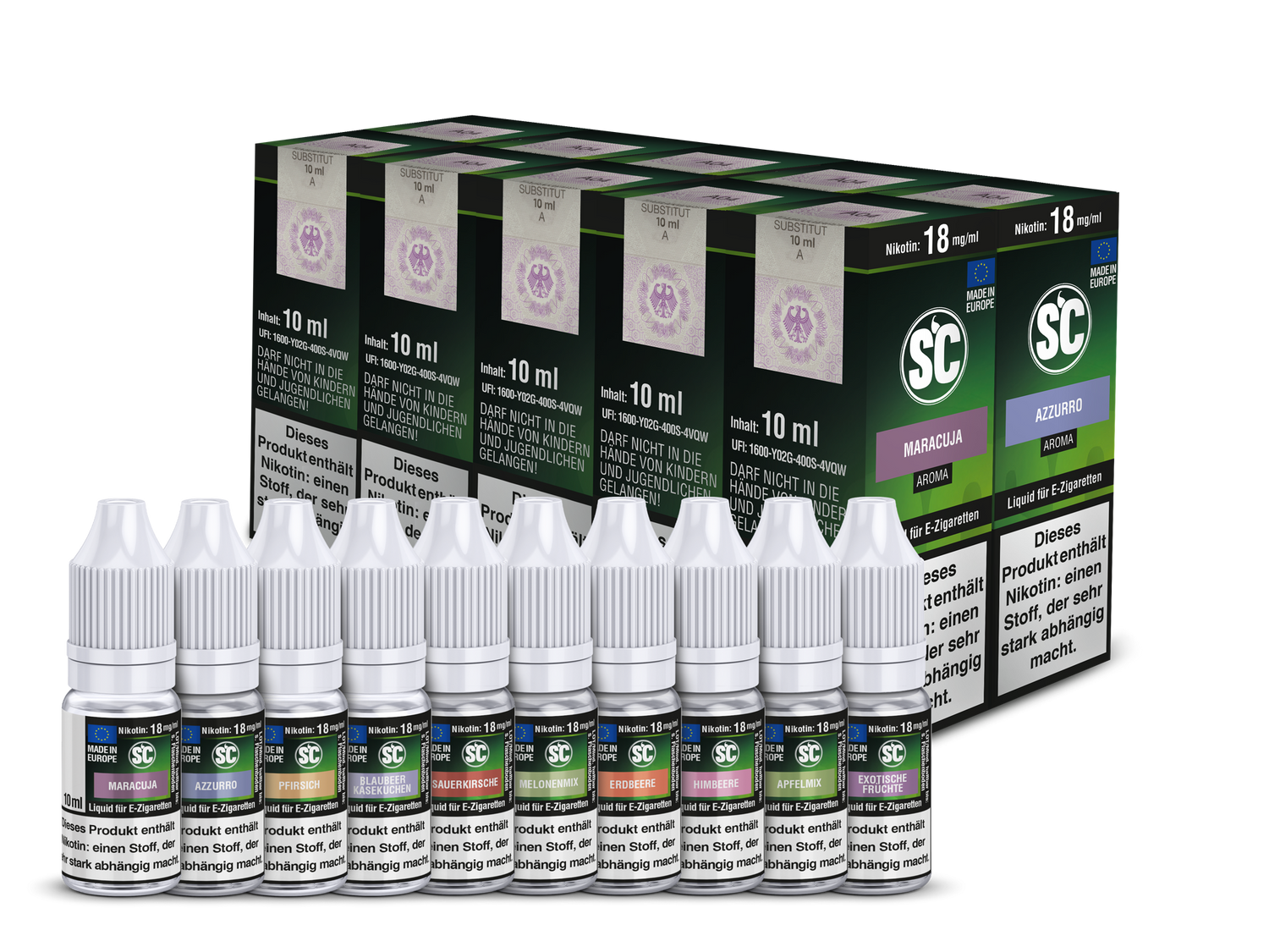 Fruit Probierbox E-Zigaretten Liquid Fruit Probierbox E-Zigaretten Liquid