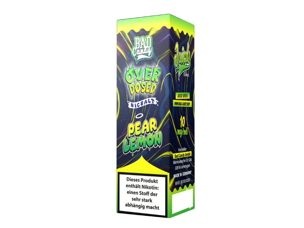 Bad Candy Liquids - Juicd - Nikotinsalz Liquid - Pear Lemon Bad Candy Liquids - Juicd - Nikotinsalz Liquid - Pear Lemon