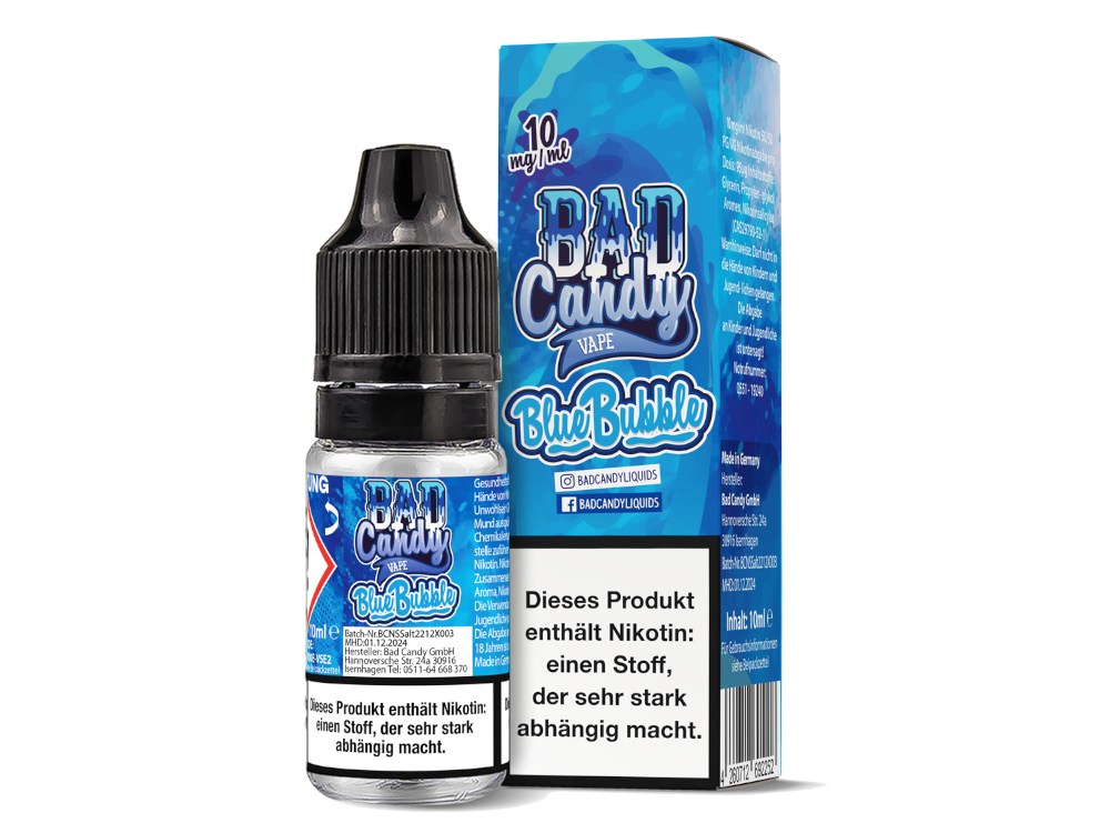 Bad Candy Liquids - Blue Bubble - Nikotinsalz Liquid 