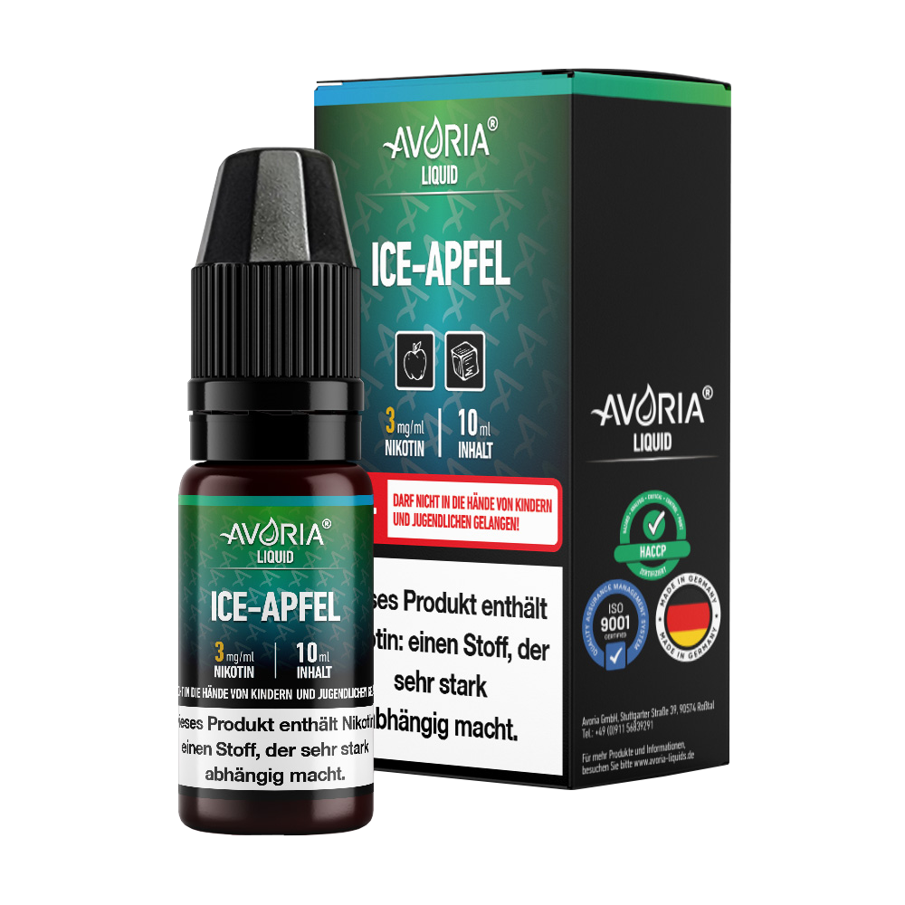 Avoria - Apfel E-Zigaretten Liquid - Ice Apfel