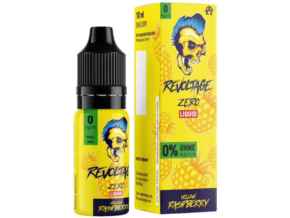 Revoltage - Tobacco Gold - Hybrid Nikotinsalz Liquid - Yellow Raspberry Revoltage - Tobacco Gold - Hybrid Nikotinsalz Liquid - Yellow Raspberry