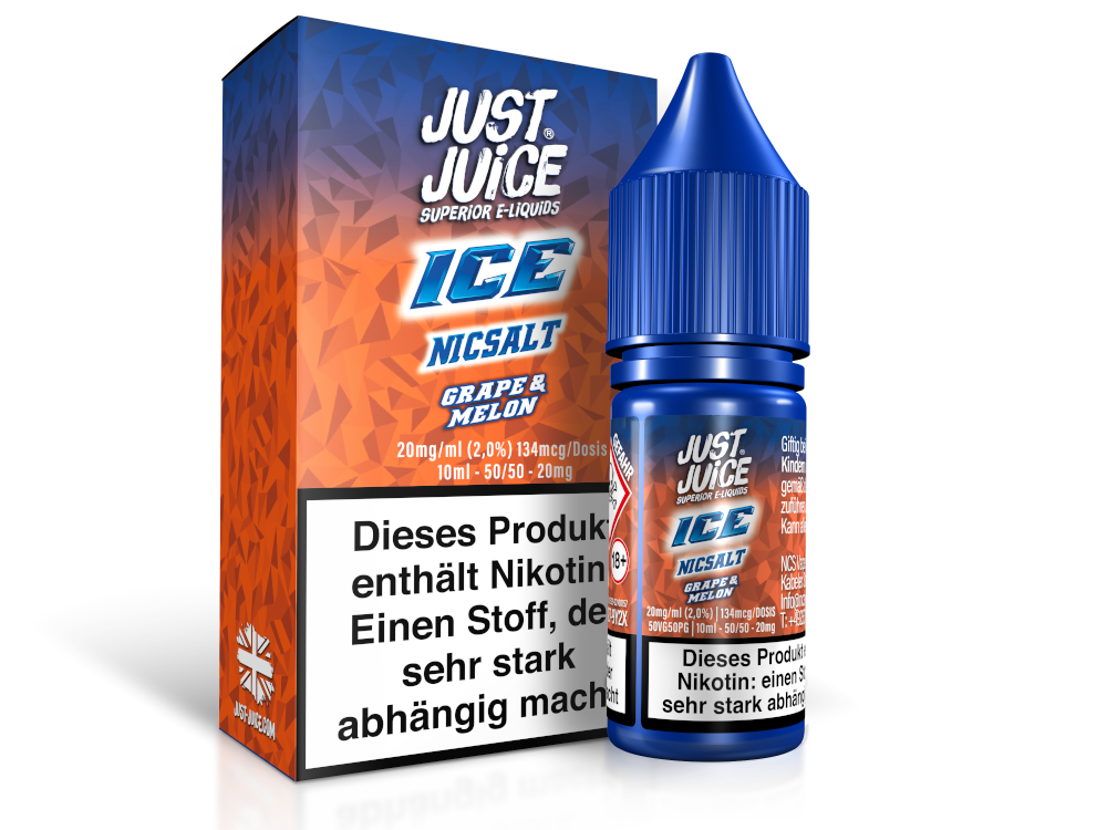 Just Juice - Grape & Melon Ice - Nikotinsalz Liquid