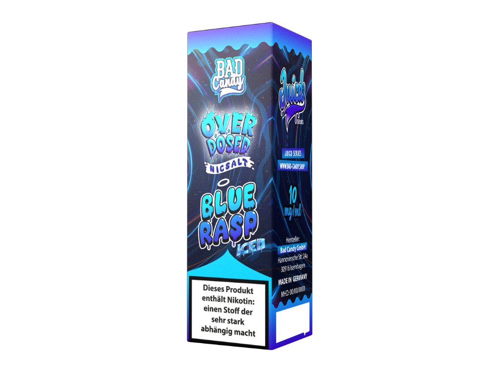 Bad Candy Liquids - Juicd - Nikotinsalz Liquid - Blue Rasp Bad Candy Liquids - Juicd - Nikotinsalz Liquid - Blue Rasp