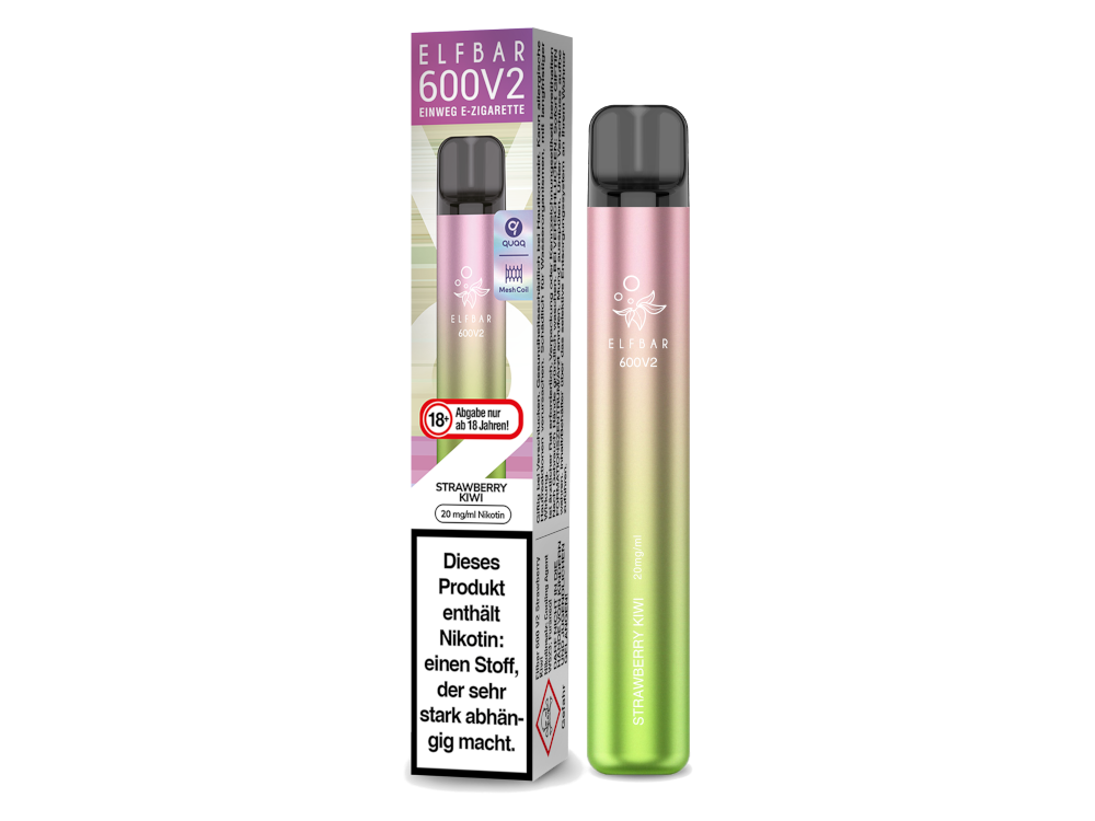 Elfbar 600 V2 Einweg E-Zigarette   20mg/ml Nikotin