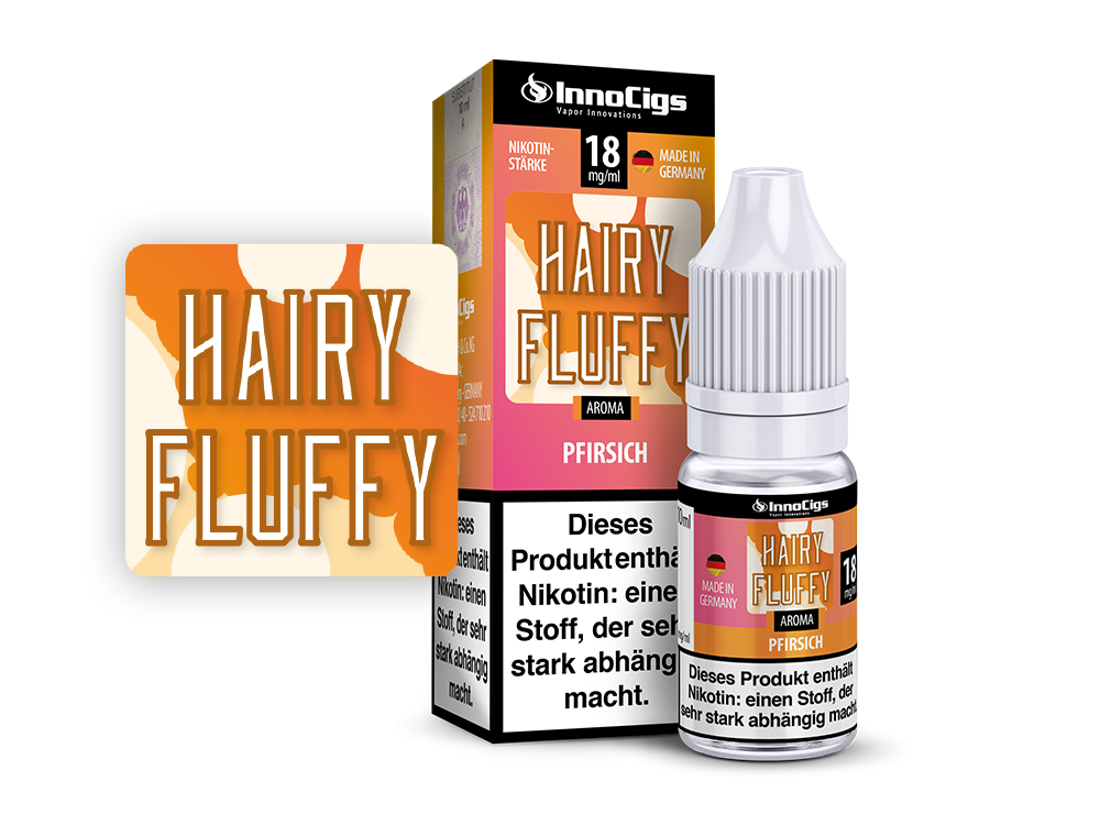 Hairy Fluffy Pfirsich Aroma - Liquid für E-Zigaretten