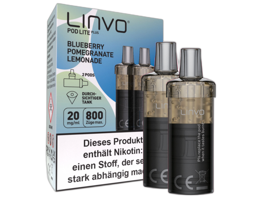 Linvo - Pod Lite Plus Cartridge 20 mg/ml (2 Stück pro Packung) - Red Storm