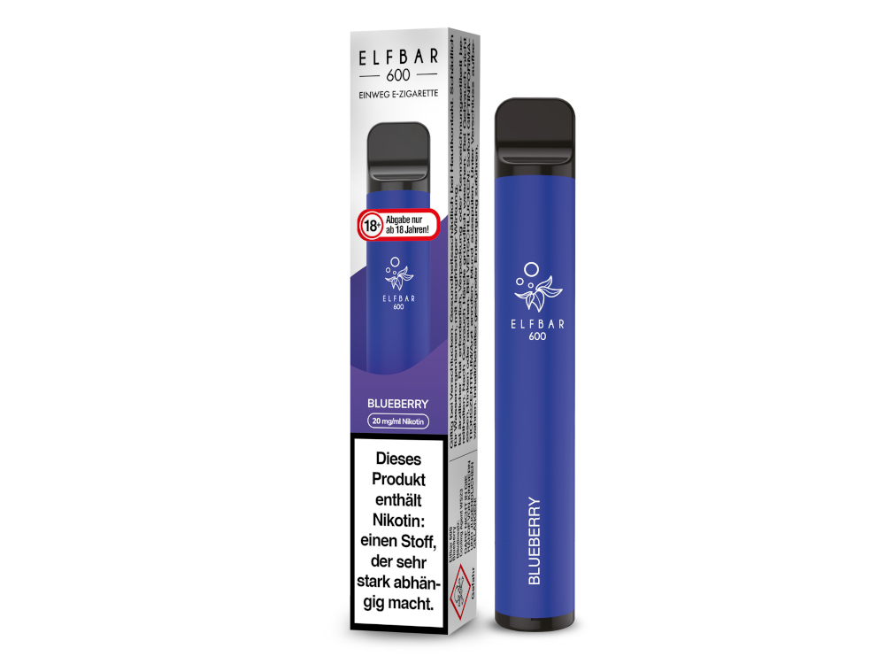 Elfbar 600 Einweg E-Zigarette   20mg/ml Nikotin 