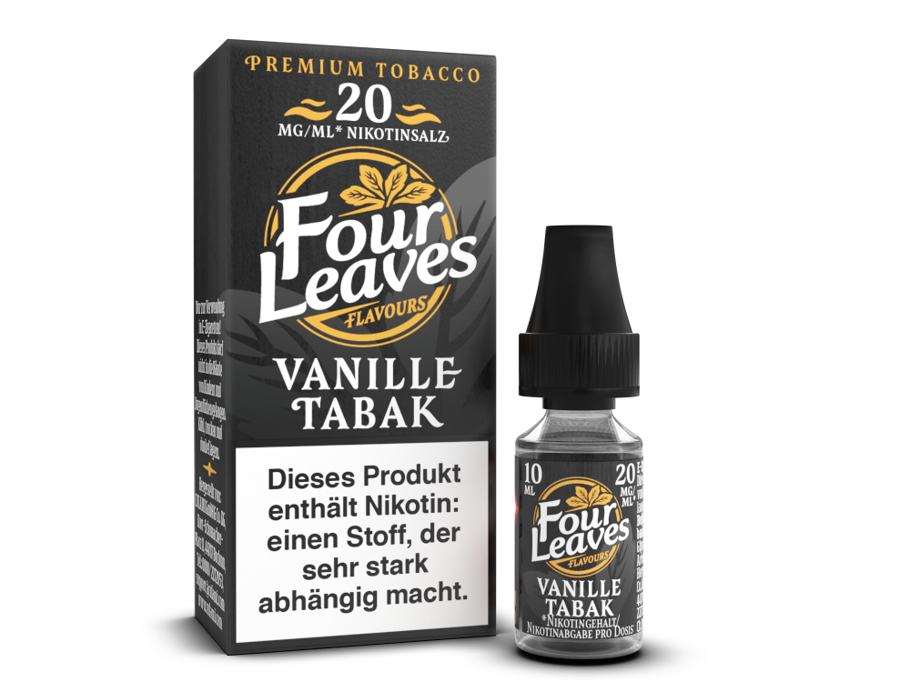 Four Leaves - Nikotinsalz Liquid - Vanille Tabak