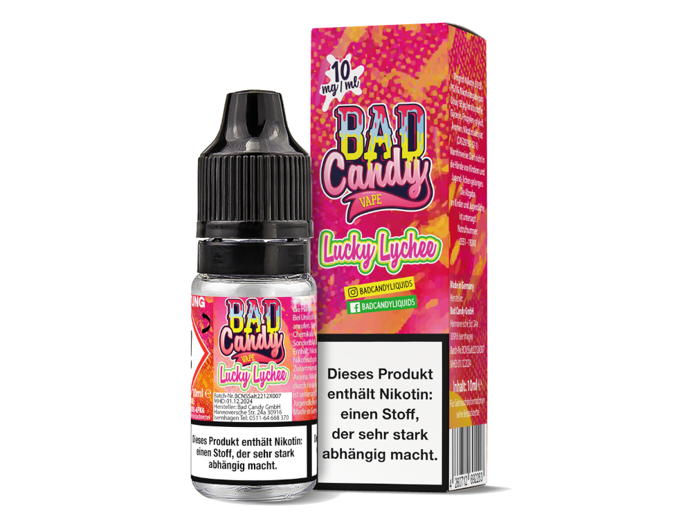 Bad Candy Liquids - Lucky Lychee - Nikotinsalz Liquid 