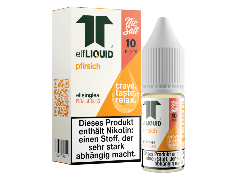 Elf-Liquid - Single - Nikotinsalz Liquid - Pfirsich