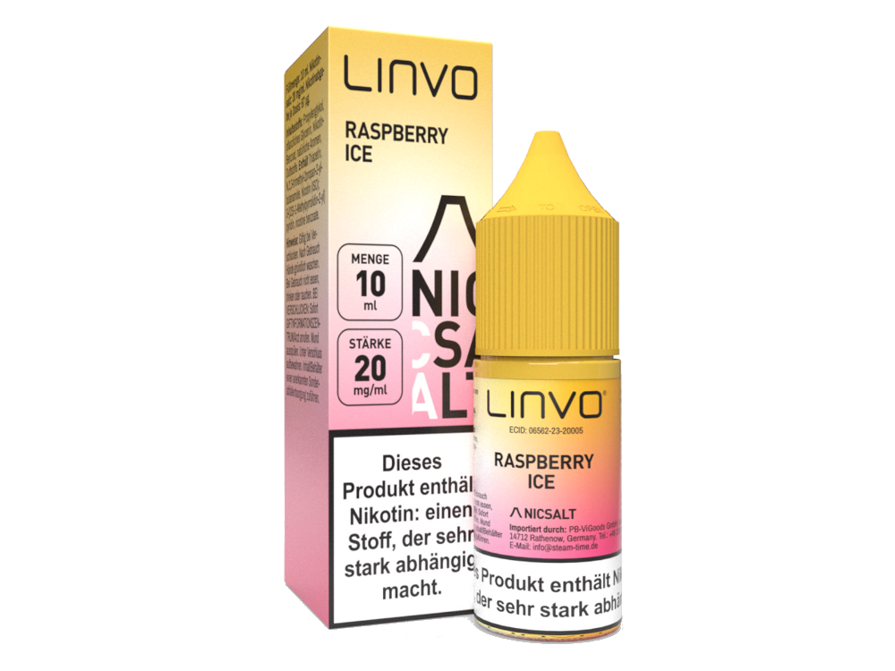 Linvo - Raspberry Ice - Nikotinsalz Liquid 20 mg/ml
