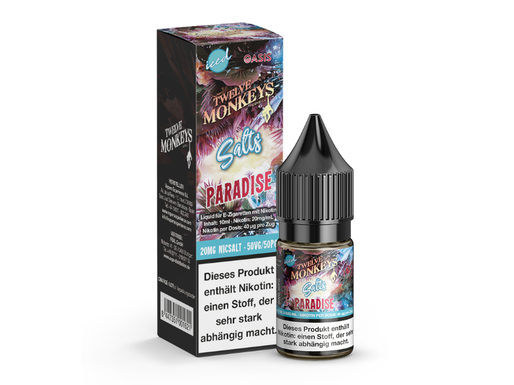 Twelve Monkeys - Iced - Nikotinsalz Liquid - Paradise