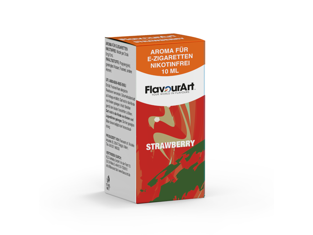 FlavourArt - Aromen 10 ml - Strawberry FlavourArt - Aromen 10 ml - Strawberry