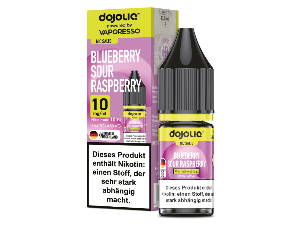 Dojoliq - Nikotinsalz Liquid - Blueberry Sour Raspberry Dojoliq - Nikotinsalz Liquid - Blueberry Sour Raspberry