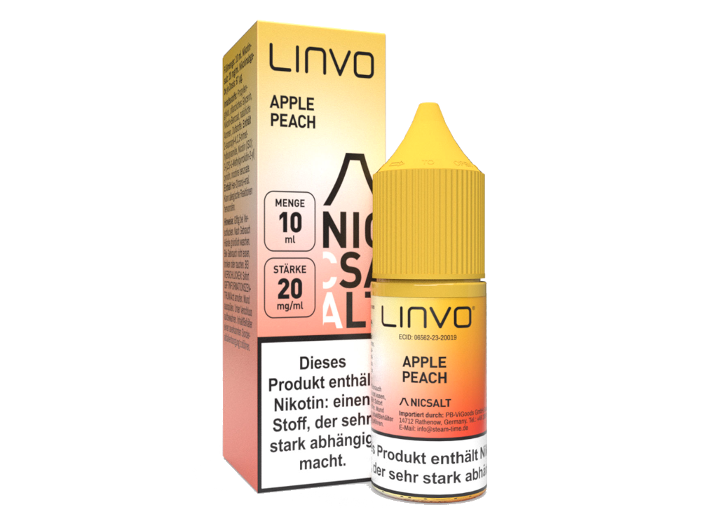 Linvo - Apple Peach - Nikotinsalz Liquid 20 mg/ml Linvo - Apple Peach - Nikotinsalz Liquid 20 mg/ml