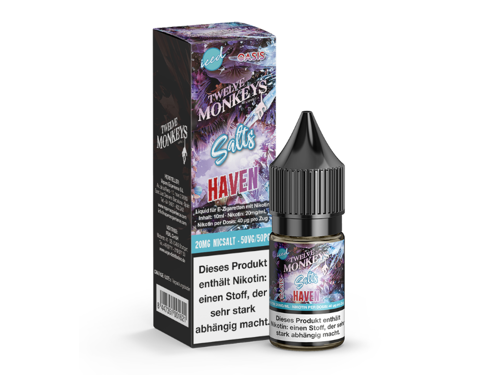 Twelve Monkeys - Iced - Nikotinsalz Liquid - Haven Twelve Monkeys - Iced - Nikotinsalz Liquid - Haven